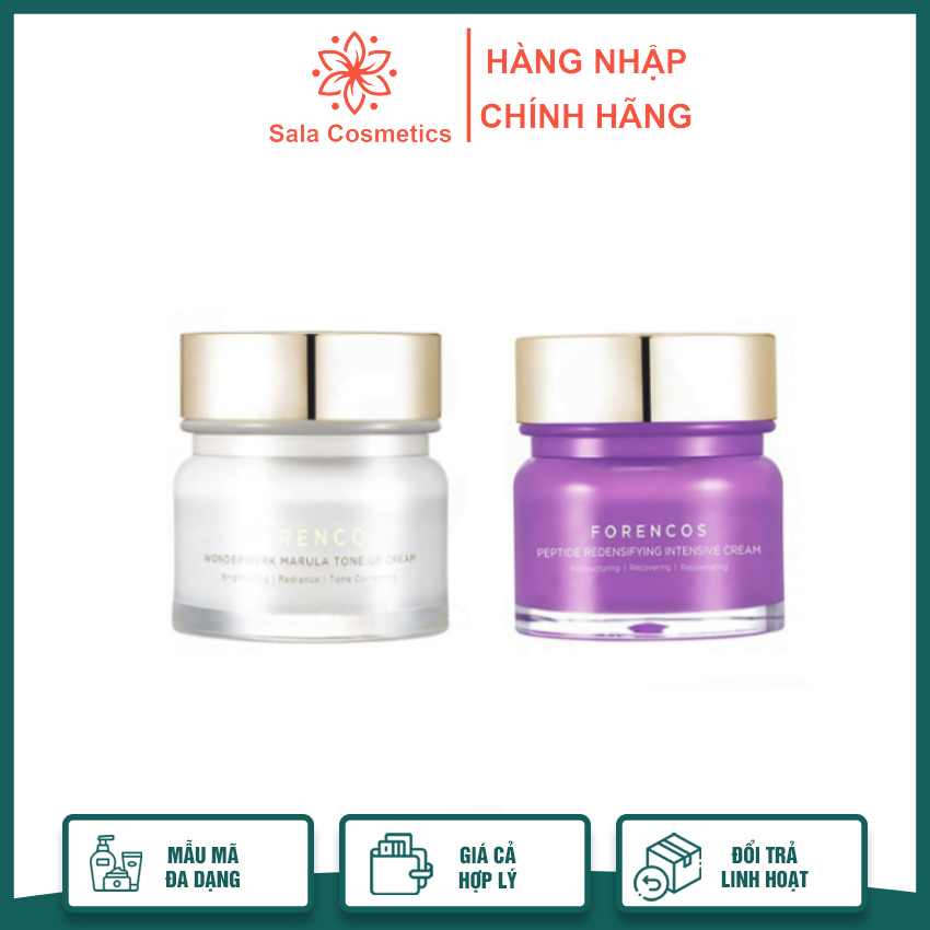 Kem Forencos 50ml Hàn Quốc Sala Cosmetics dưỡng trắng da cung cấp độ ẩm dưỡng da căng bóng