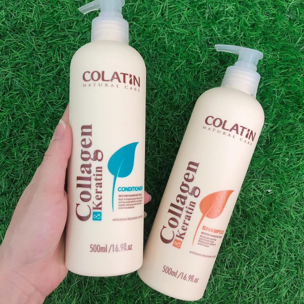 [HCM]Dầu gội xả Colatin Natural Care 500mlx2