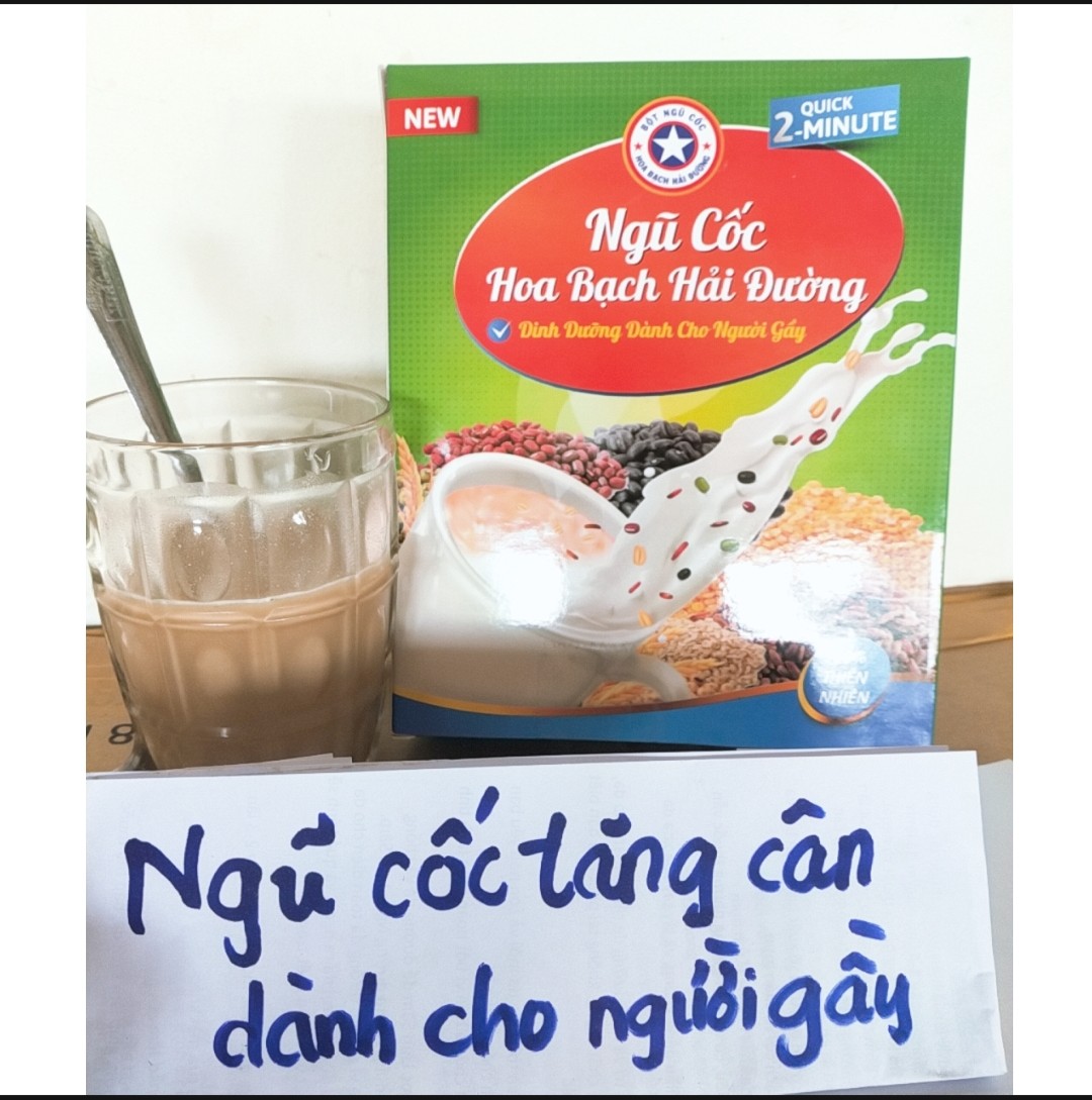 Ngũ Cốc Hoa Bạch Hải Đường chính hãng - mẫu mới 500gram DATE 2023 - cải thiện cân nặng, bổ sung dinh dưỡng