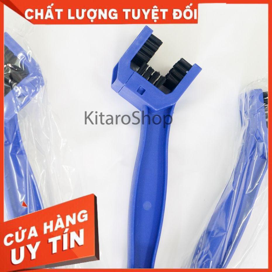 Bàn Chải Chà Sên/ vệ sinh nhông sên dĩa - Bàn Chải Vệ Sinh Sên 3D giúp bảo vệ nhông sên dĩa của xe bạn