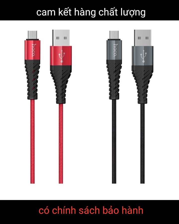 Cáp sạc type c hoco x38 dài 1m dây dù cho android