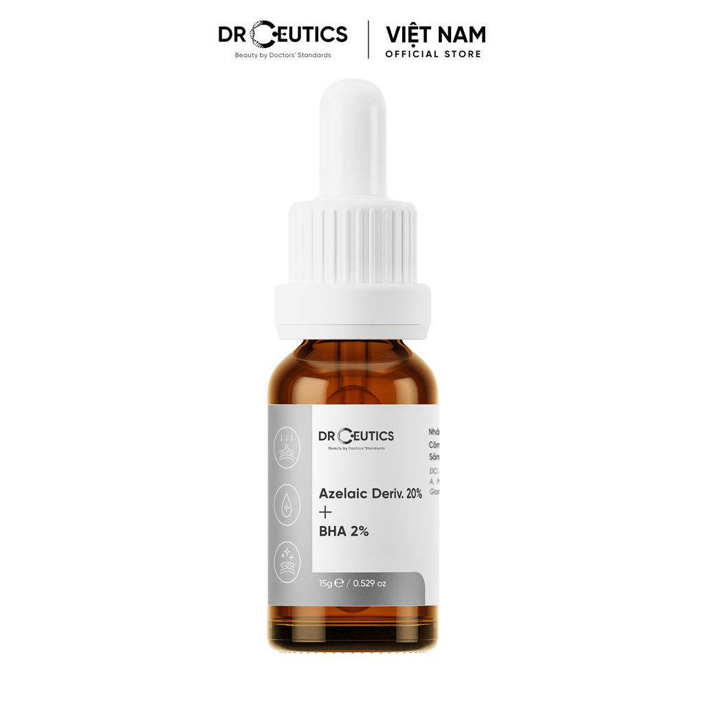 Drceutics serum azelaic deriv. 20% + bha 2% giảm mụn - mờ thâm