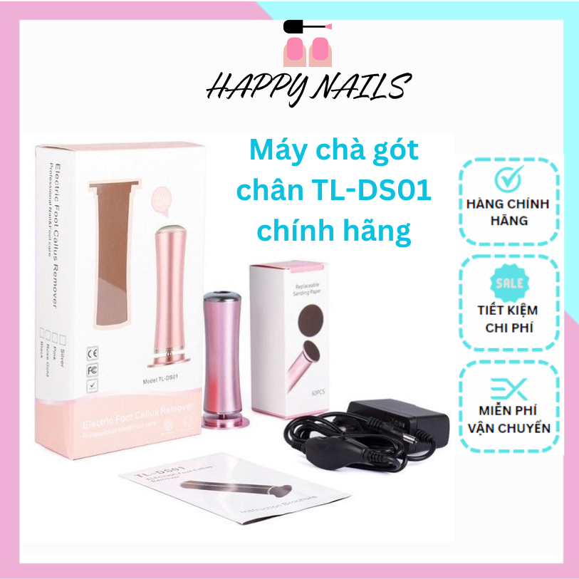 Máy chà gót chân TL-DS01 chính hãng cao cấp - Máy mài gót chân chuyên dụng ngành Nails, Spa, Thẩm mỹ, Máy chà gót chân 2 chiều tẩy tế bào chết