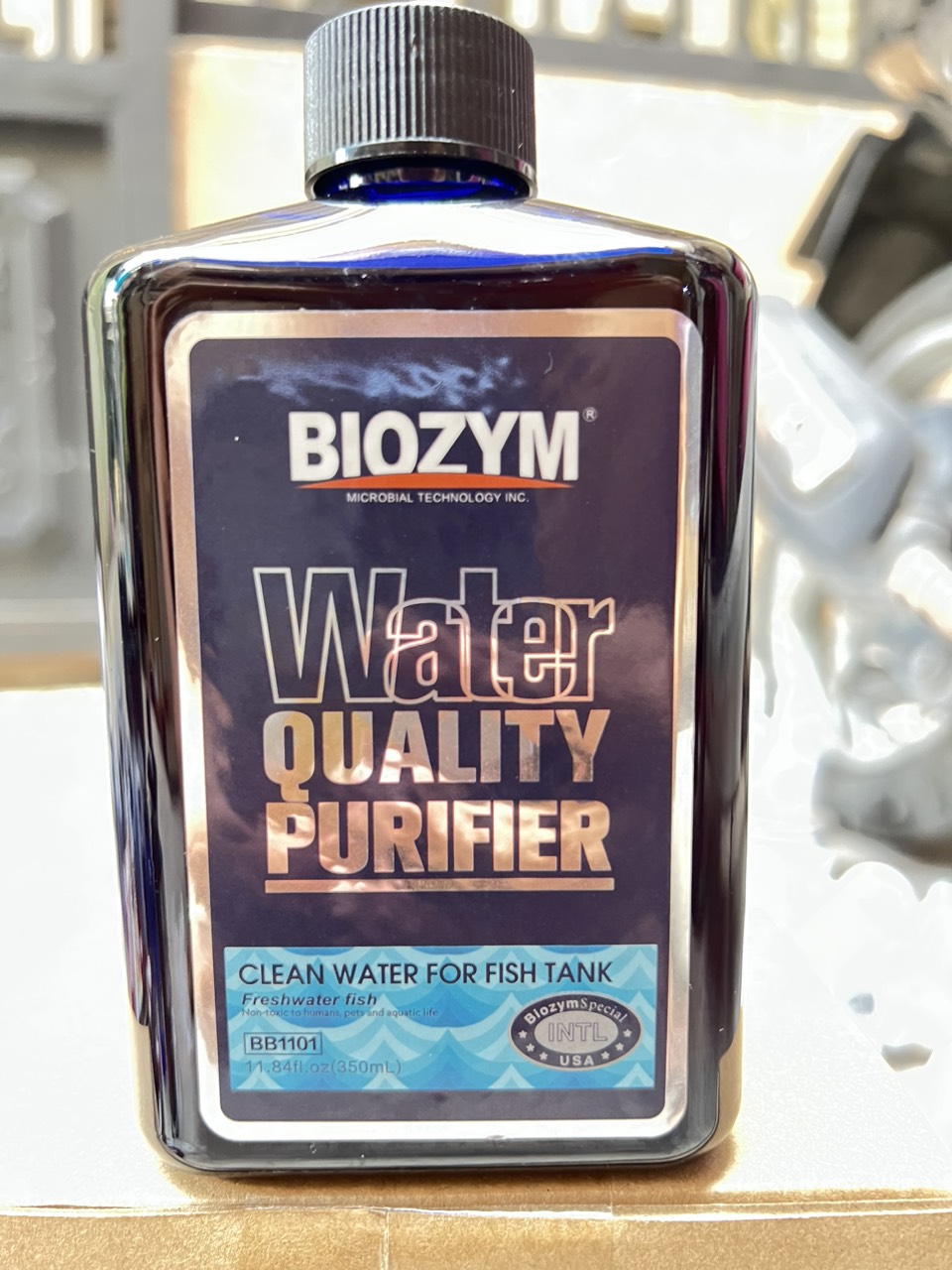 BIOZYM Water Quality Purifier - Dung dịch làm trong nước cho hồ thủy sinh cá cảnh chai dung tích 350ml