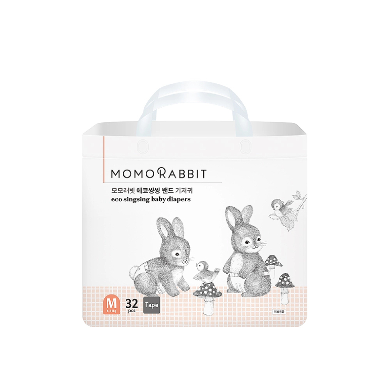 Bỉm dán Momo Rabbit Baby Band Diapers size M