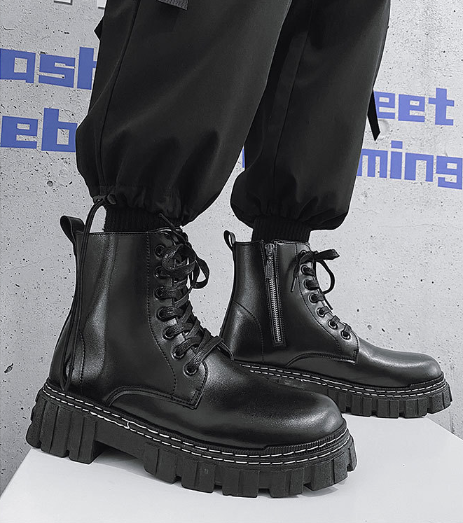 - giày cao cổ - bốt cổ cao dr martens 2 phiên bản đế tăng chiều cao 2022 inf - r779