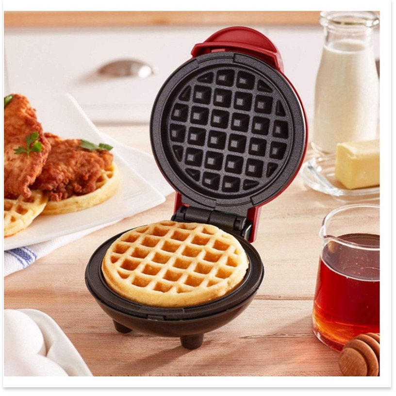 Máy nướng bánh đa năng Dash màu đỏ, Công suất 600w, Bảo hành 1 đổi 1 nếu lỗi