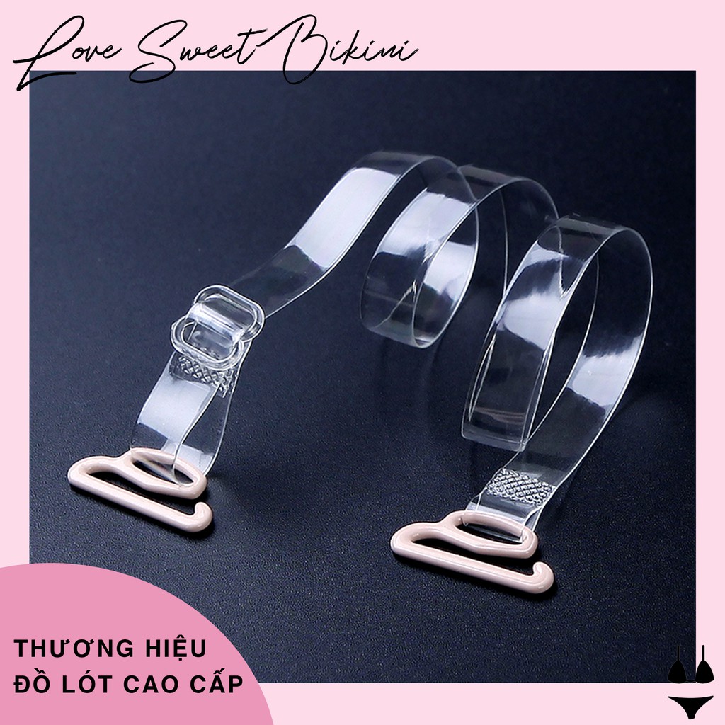 Dây áo lót trong suốt, chất liệu cao cấp, chắc chắn, không bị tuột, hàng đảm bảo như mô tả