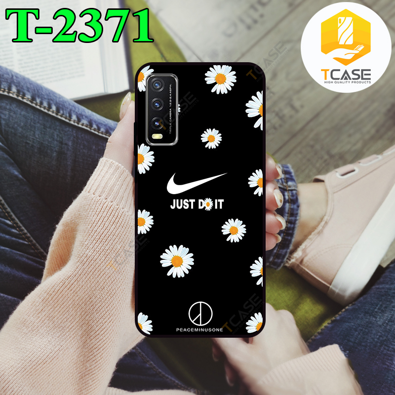 Ốp lưng Tcase dành cho Vivo Y12s 2021 in hình hoa cúc họa mi