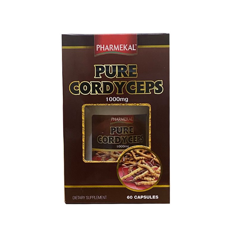 (Hộp 60 viên) Giúp tăng cường sức đề kháng của cơ thể cho cơ thể khỏe mạnh PURE CORDYCEPS PHARMEKAL - Nhà Thuốc Dr Tâm
