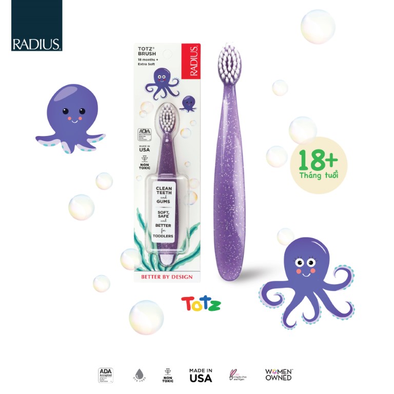 Radius Toothbrush, Totz Extra Soft 18 months +