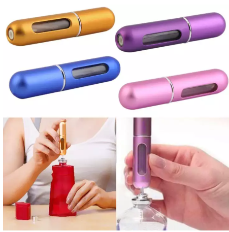 [HCM]Chai nước hoa 5ml có thể bơm lại vừa vặn trong ví dùng để chiết nước hoa khi đi du lịch