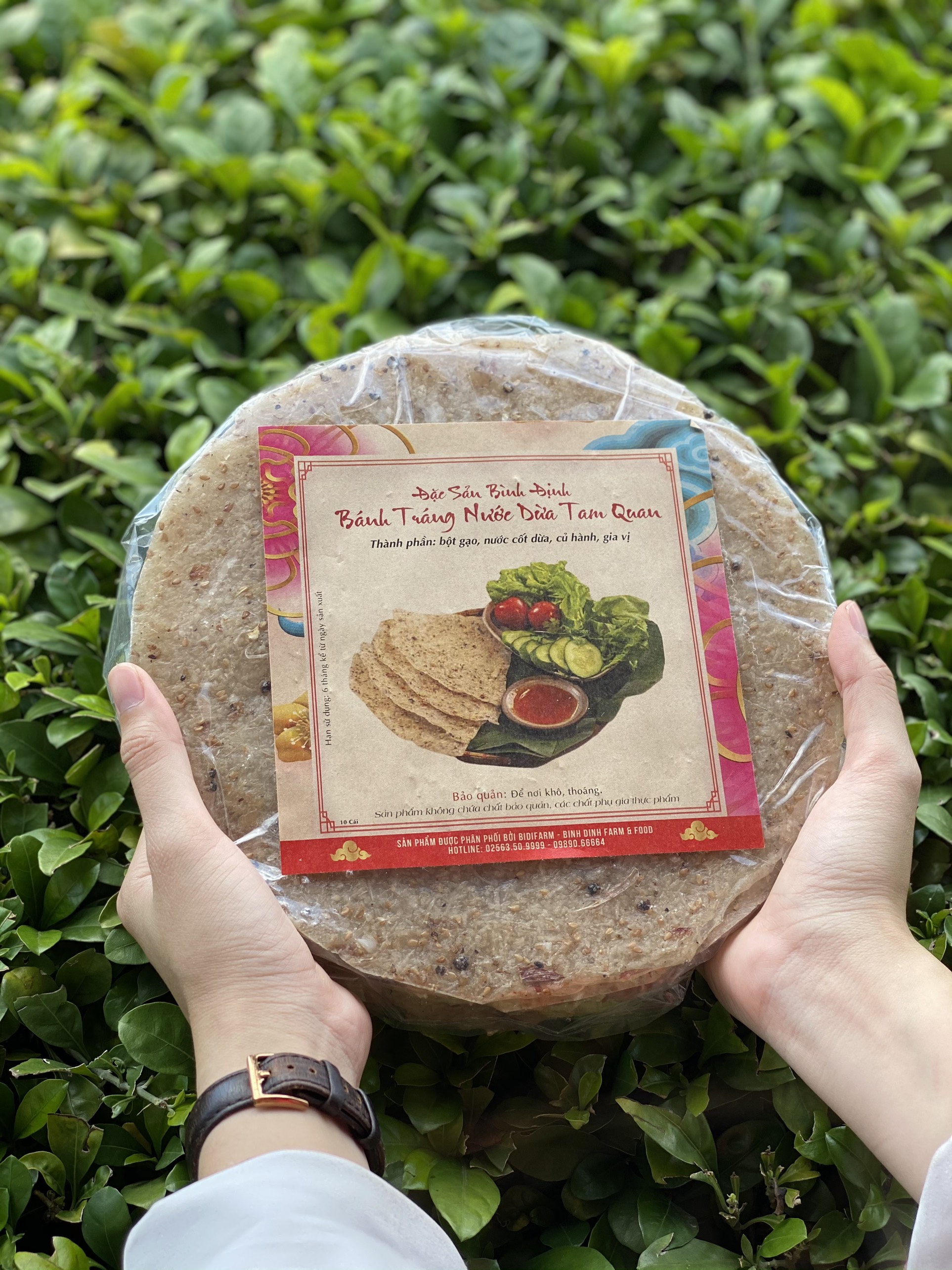 Bánh tráng nước dừa Bình Định - Gói 10 cái