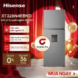 |SP MỚI 2025| Tủ lạnh Hisense Inverter 249 lít RT328N4EBND Kháng khuẩn Khử mùi, Bảo hành 3 năm