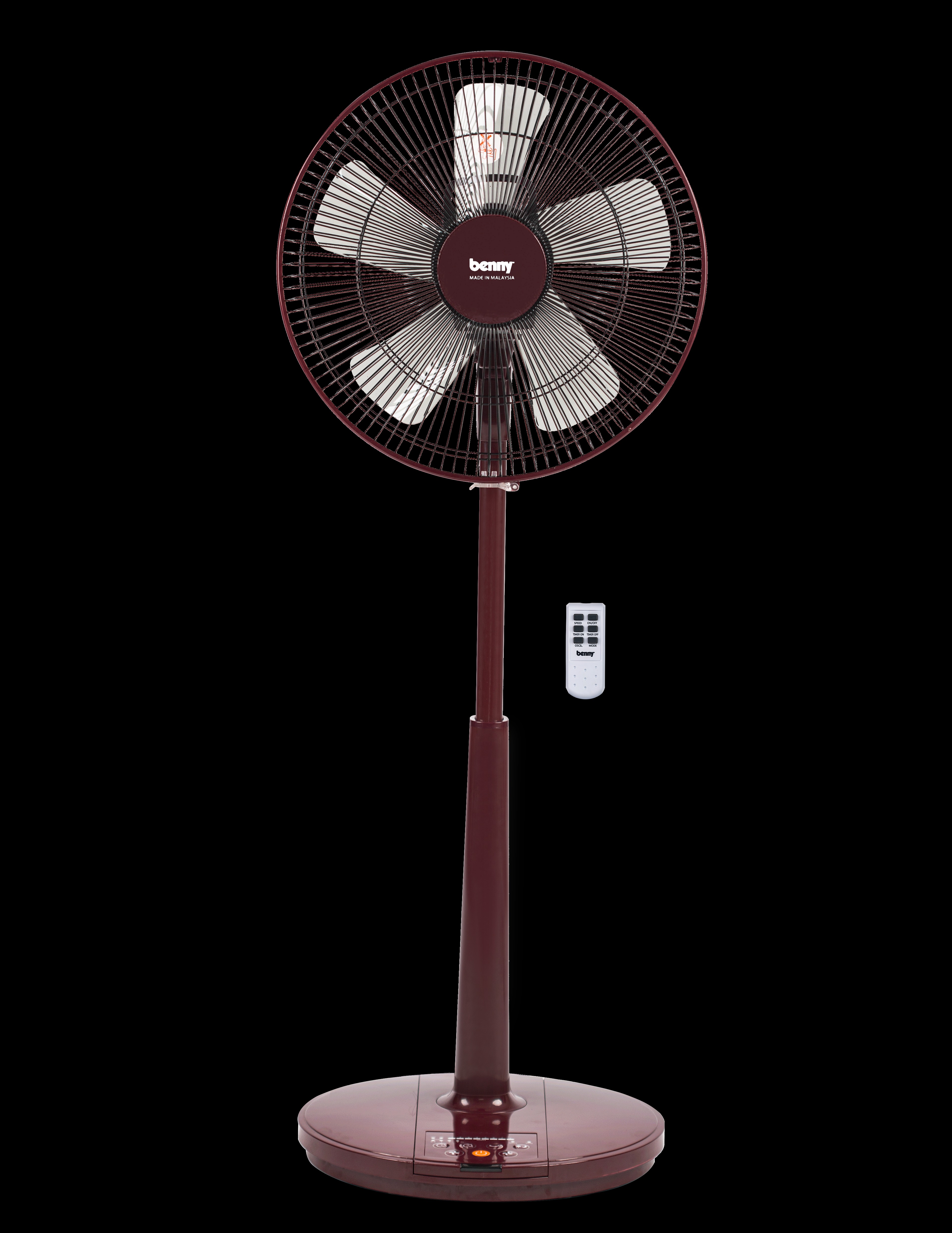 [Trả góp 0%]Quạt lửng Benny BF-35DC (màu đỏ) - Hàng chính hãng giá rẻ