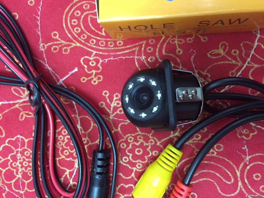Camera lùi Camera gương chiếu hận 8 đèn led cho ô tô xe hơii