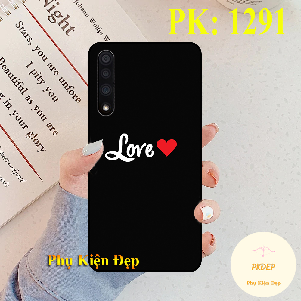 Ốp lưng Vsmart Live dẻo đen in hình tym