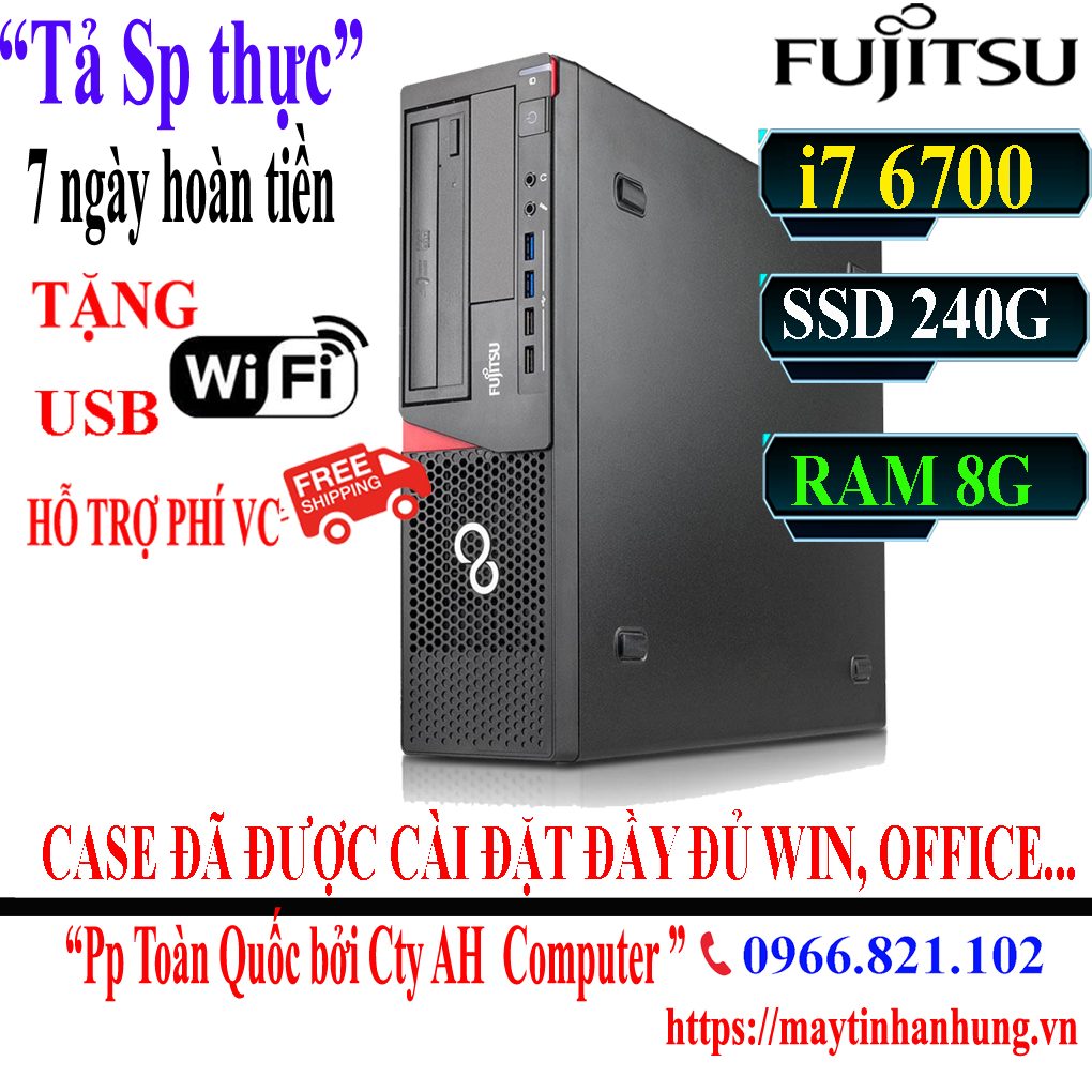 Máy tính đồng bộ fujtsu siêu cao core i7 6700 intel 6th - tặng usb wifi