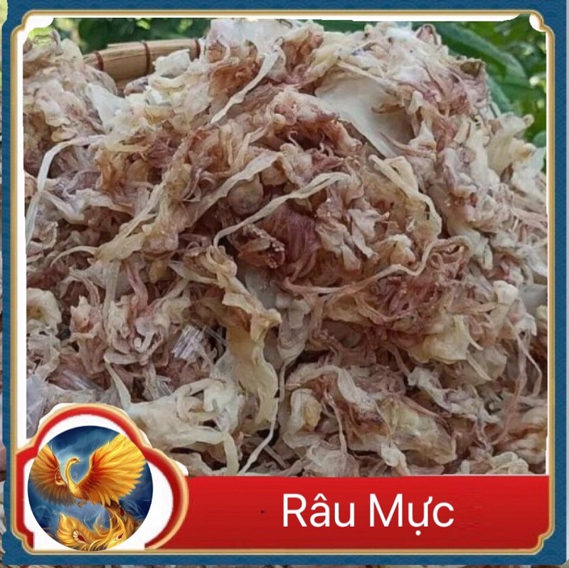 Râu mực khô ngon ngọt - vựa khô yến vy - khô râu mực cà mau