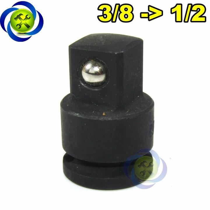 Đầu chuyển đen 3/8 sang 1/2 kingtony 3864