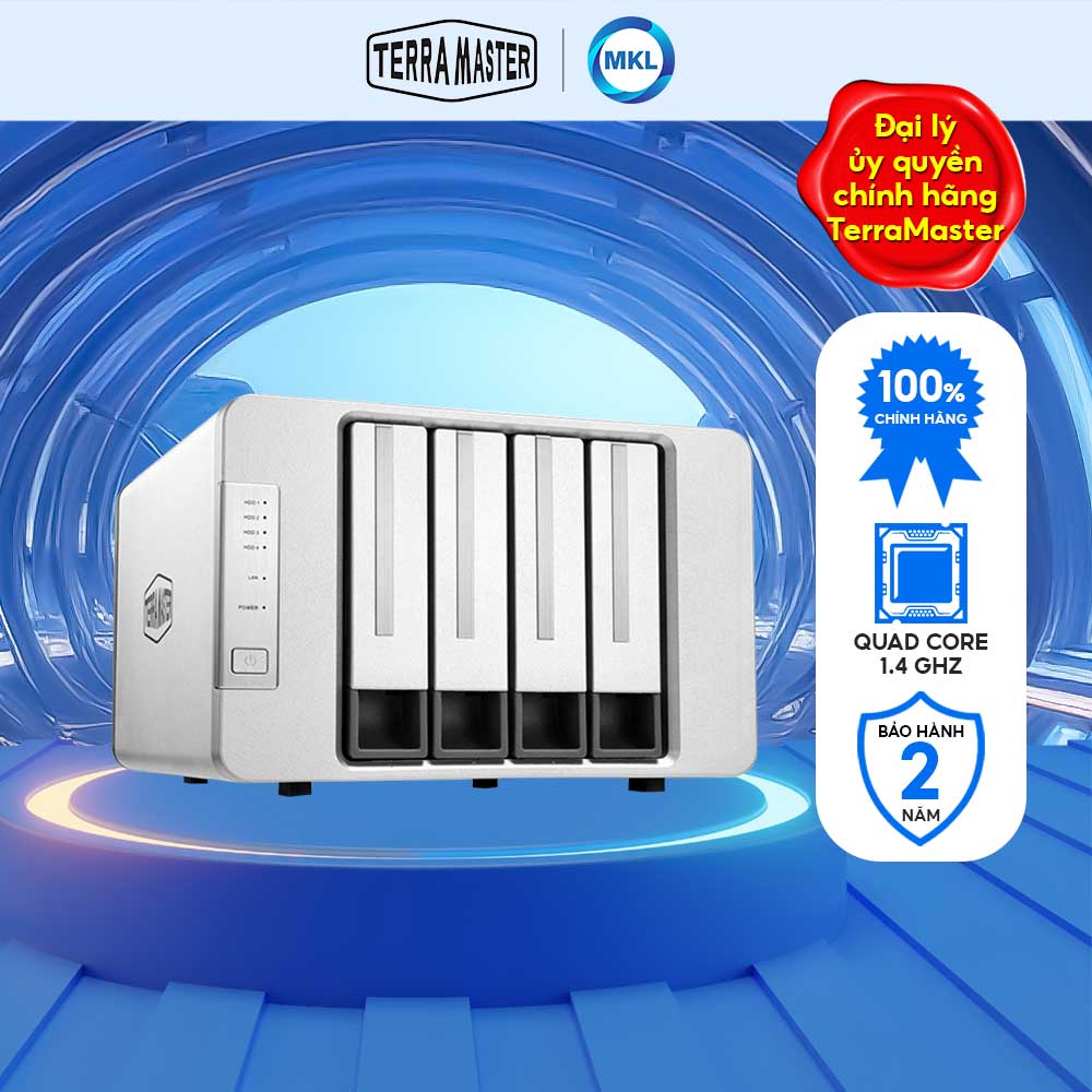 Ổ cứng mạng nas terra master f4-210 - 4 khay ổ cứng hàng chính hãng