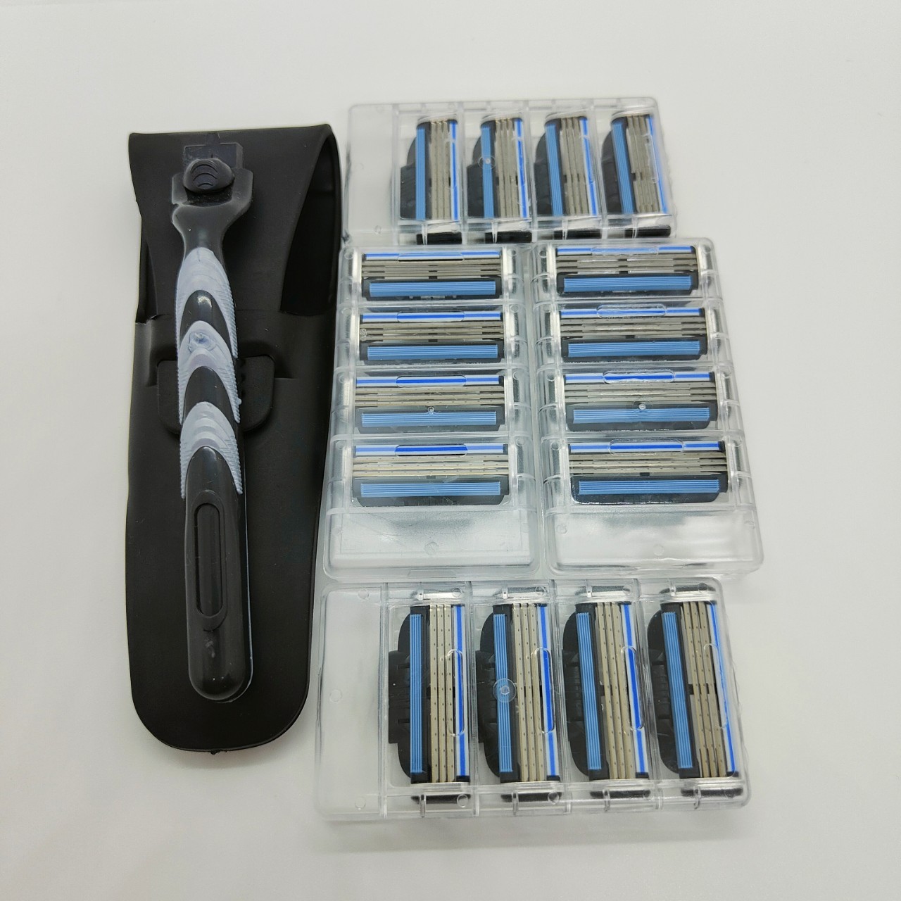 SET 1 CÁN+8ĐẦU OR 16 ĐẦU DAO CẠO RÂU GIIULLE 3 LỚP CAO CẤP