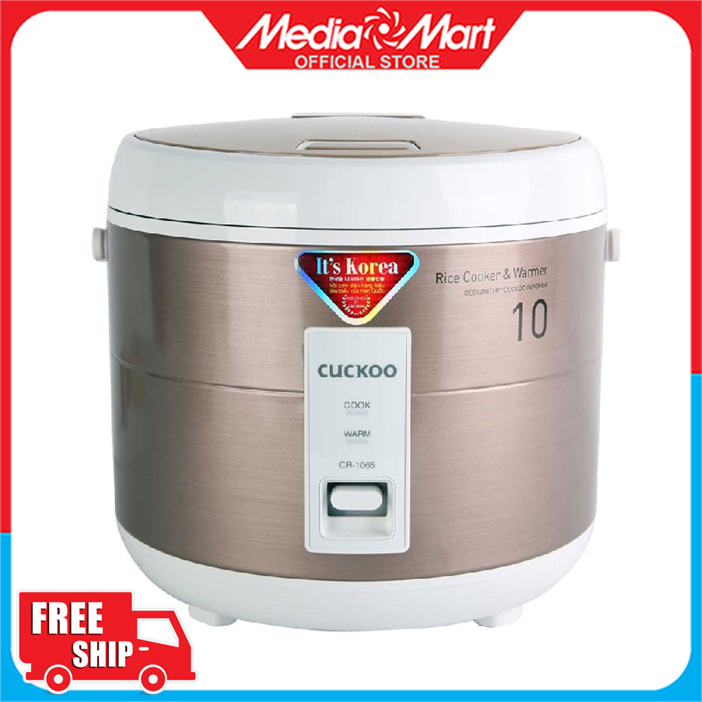 Nồi cơm điện cơ 1,8l cuckoo cr-1065b-nâu