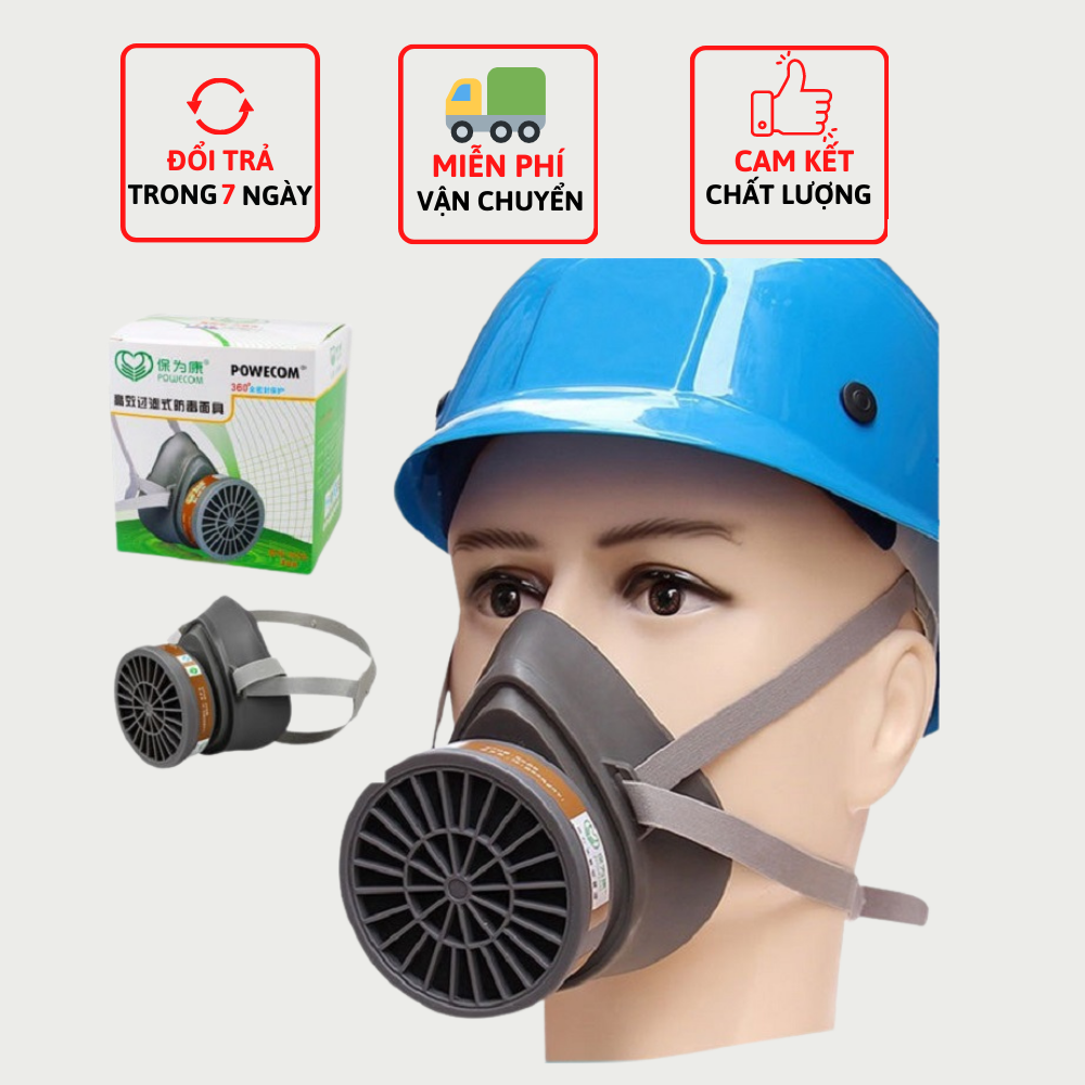 Mặt nạ chống độc , phun sơn hóa chất silicone mềm