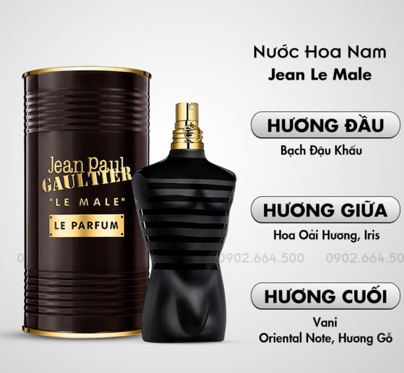 Nước Hoa Nam Jean Paul Gaultier Le Male Le Parfum EDP - Hương Thơm Gợi Cảm, Quyến Rũ & Thu Hút