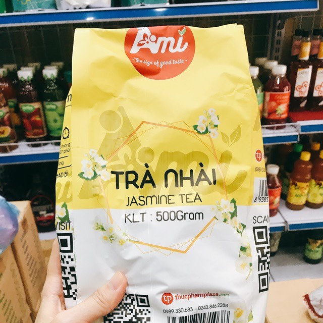 Lục trà nhài ami gói 500gr - thơm ngon