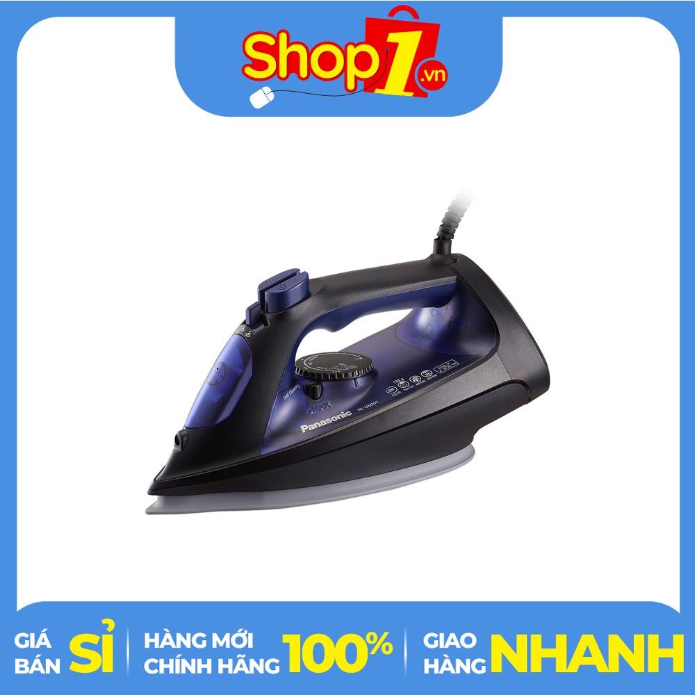 Bàn ủi điện panasonic ni-u600cara - loại sản phẩm:bàn ủi hơi nước - chống vôi hóa:tự làm sạch - chống đóng cặn - công suất:2300w