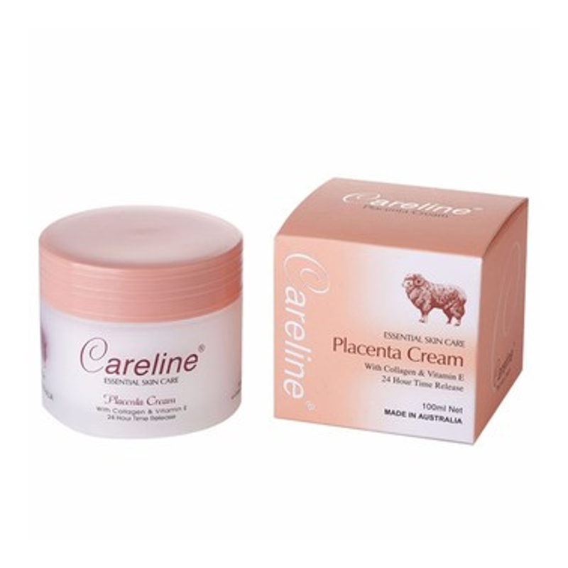 Kem Dưỡng Trắng Da, Ngăn Ngừa Lão Hoá Nhau Thai Cừu CARELINE PLACENTA Cream with Collagen & vitamin E