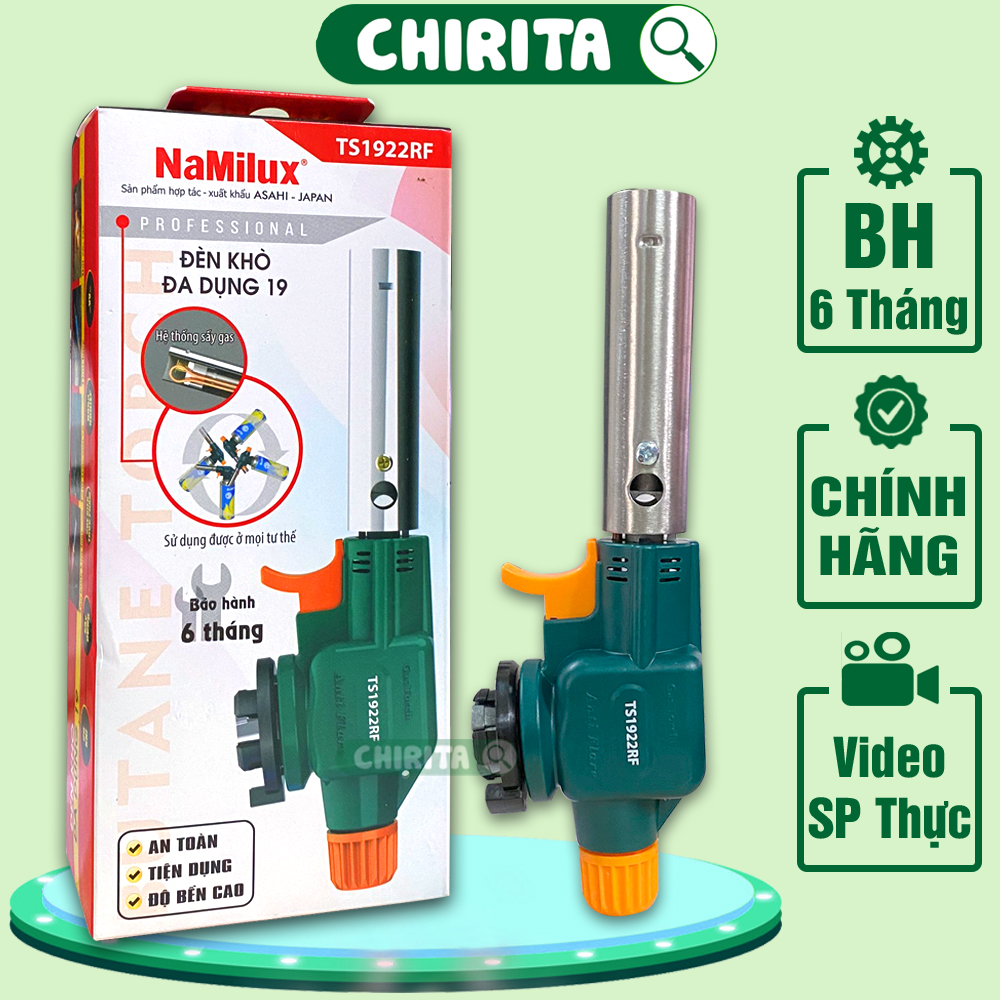 Khò Gas Mini NAMILUX Chính Hãng - Đèn Khò Gas Cầm Tay, Đầu Khò Gas GIA DỤNG CHIRITA