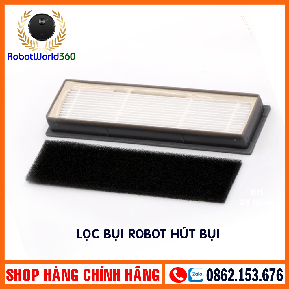 Lọc bụi robot hút bụi dd35, cen540, t5 hero/t8 aivi, c30b hàng chính hãng ecovacs, liectroux