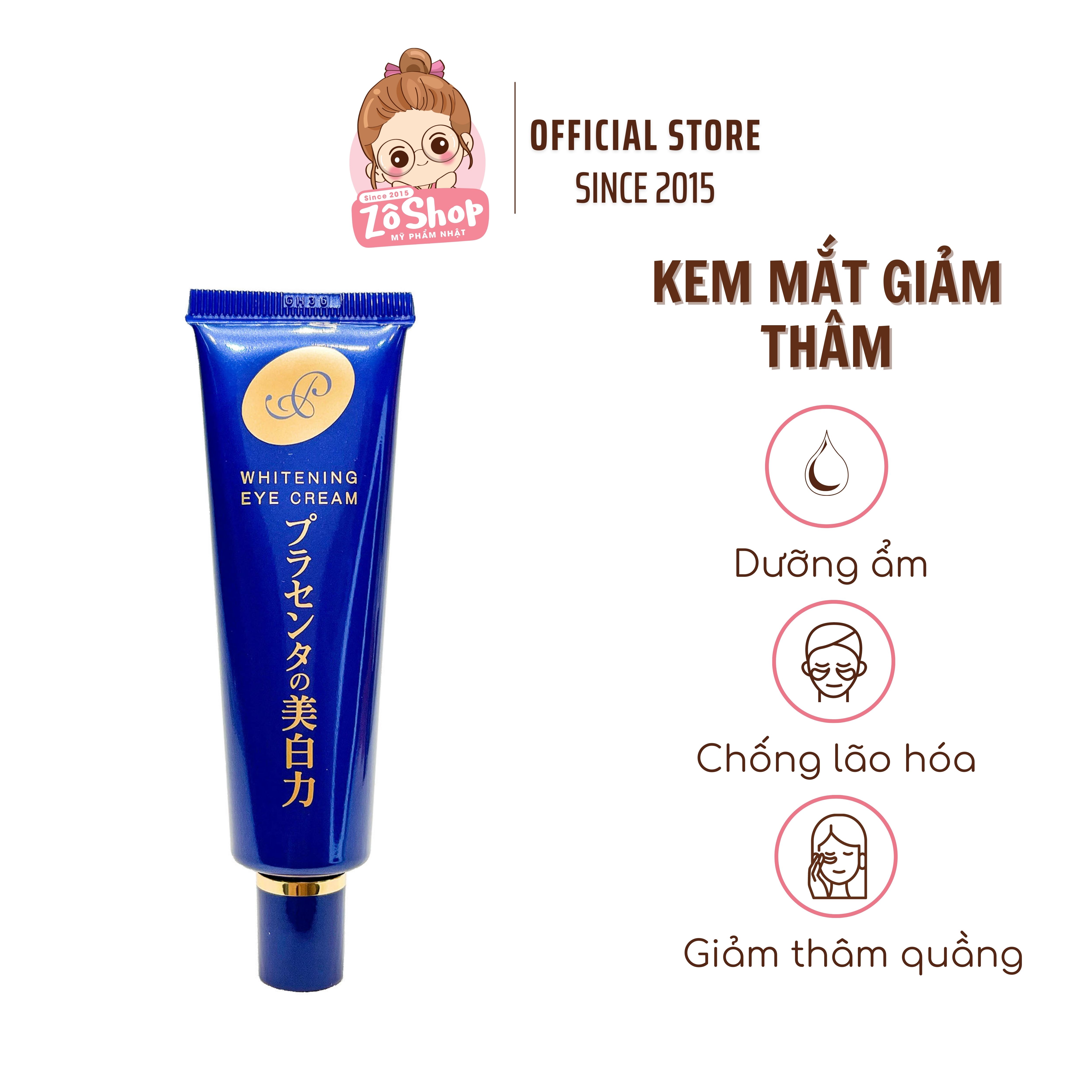 Kem mắt giảm thâm, chống lão hóa - Meishoku Medicated Whitening Eye Cream (30g)