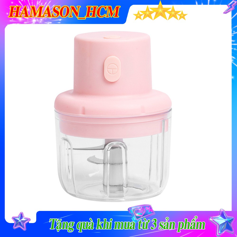 Cối xay tỏi ớt tiện dụng, đồ xay đa năng,Máy Xay Tỏi,Thịt, Ớt Cầm Tay MiNi Sạc Pin Bằng Điện Tiện Dụng. Dụng Cụ Xay, Nghiền Nhỏ Tỏi Ớt Rau Củ Quả Siêu Tốc, Máy xay hành tỏi, may say sinh to mini