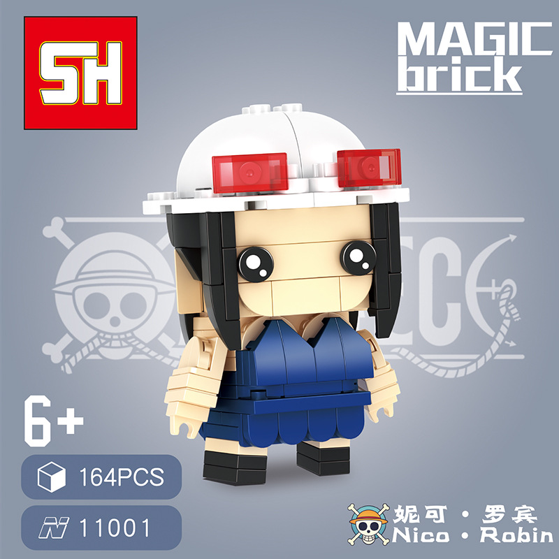 Lego One Piece Mô Hình One Piece Đảo Hải Tặc Các Nhân Vật Luffy Zoro Sanji Robin Chất Liệu Nhựa ABS Cao Cấp annhienstore19