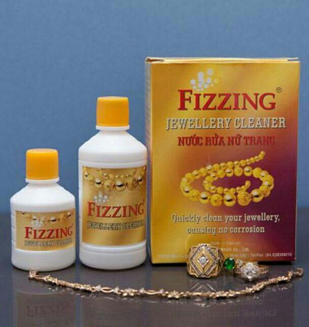 [Combo 6 Hộp] Nước Rửa Nữ Trang, Làm Sạch Và Làm Sáng Các Loại Trang Sức Vàng Bạc Fizzing 35ml