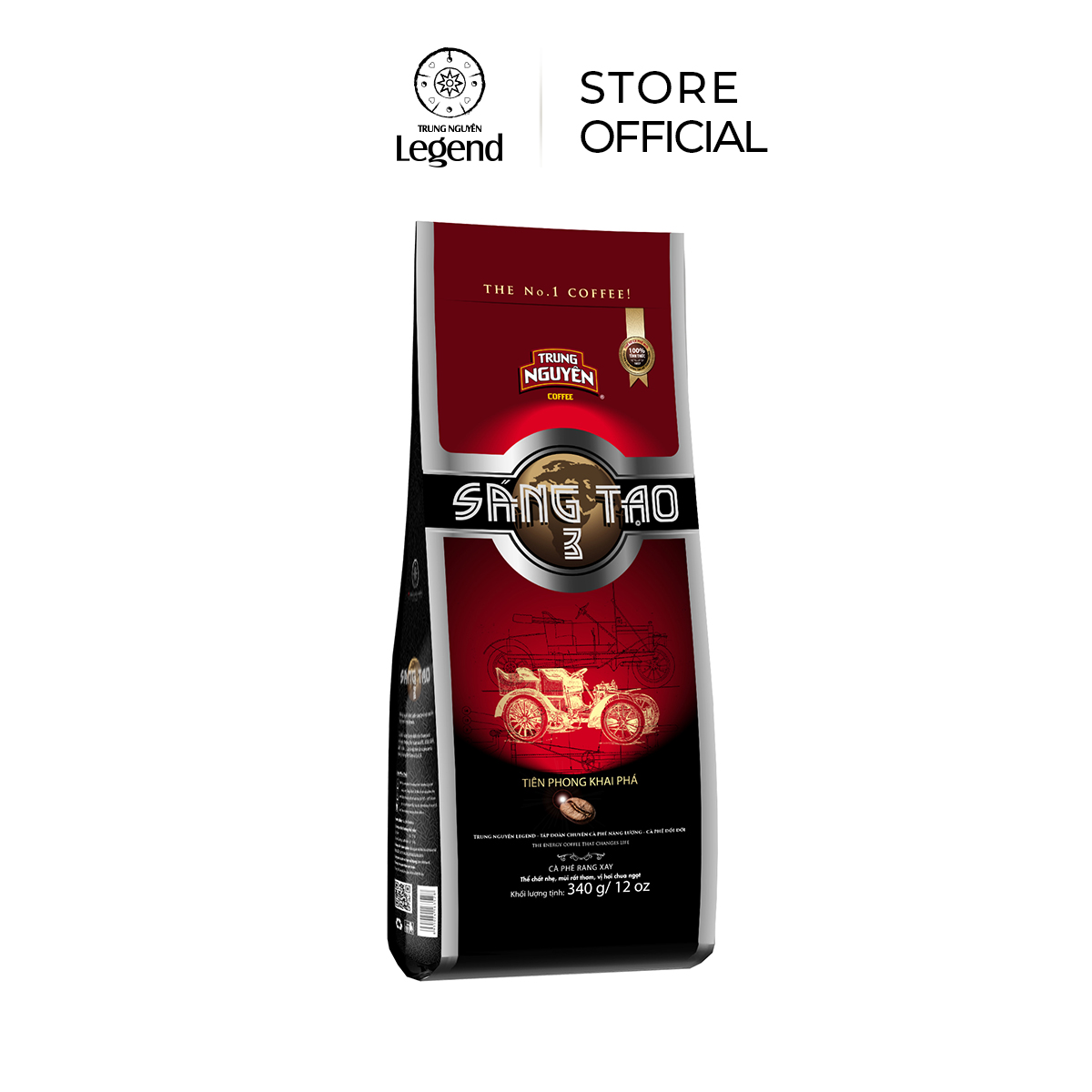 Cà phê rang xay sáng tạo 3 - 340gr