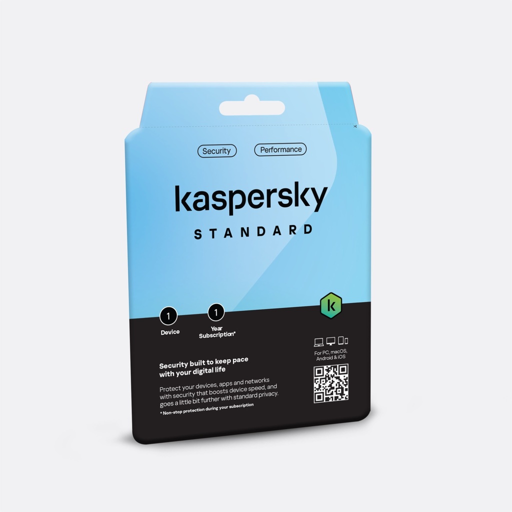 Kaspersky Standard 2025 (3 thiết bị, 1 năm)