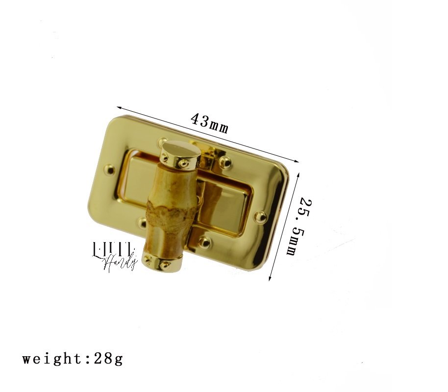 Khóa xoay trúc - màu Light Gold
