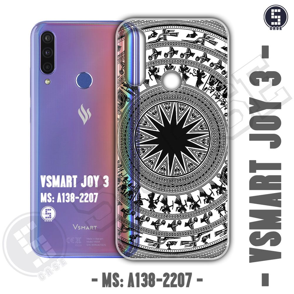 Ốp cho Vsmart Joy 3 hình Họa tiết Trống Đồng Đông Sơn A138-2207