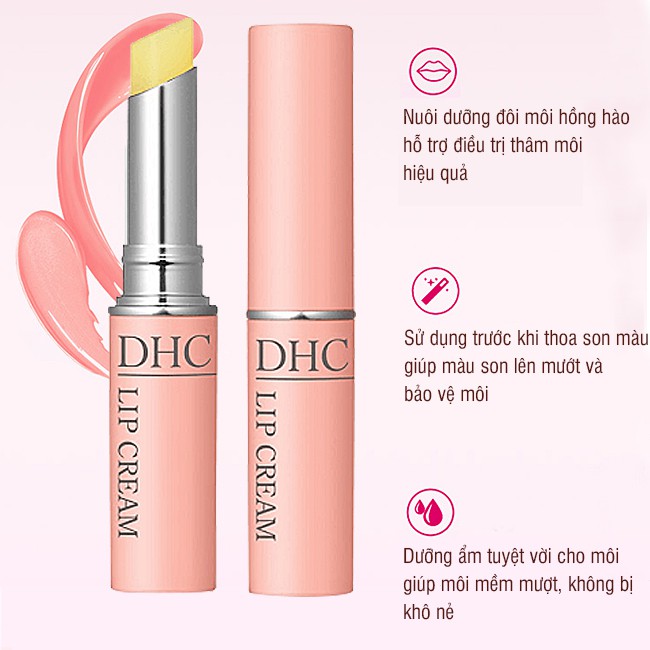 Son dưỡng môi dhc lip cream 1,5g dưỡng môi, giảm thẩm môi, giữ ẩm.