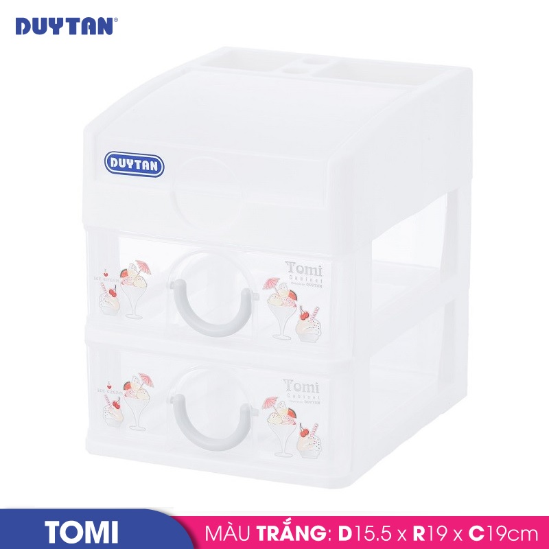 Tủ nhựa duy tân tomi nhỏ 3 ngăn - 32192 - giao màu ngẫu nhiên