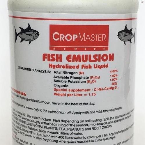 Fish emulsion 250ml - phân đạm cá cao cấp giúp cây hấp thụ tức thì chất đạm hữu cơ