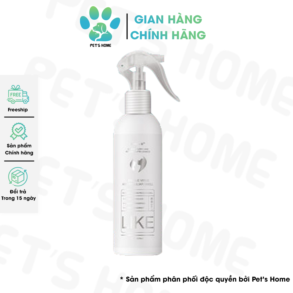 Bình xịt khủ mùi chó mèo Pet's Home dung tích 500ml công dụng triệt tiêu mùi hôi thú đi vệ sinh, sát khuẩn diệt vi khuẩn. Xịt khử mùi thú cưng Pet's Home