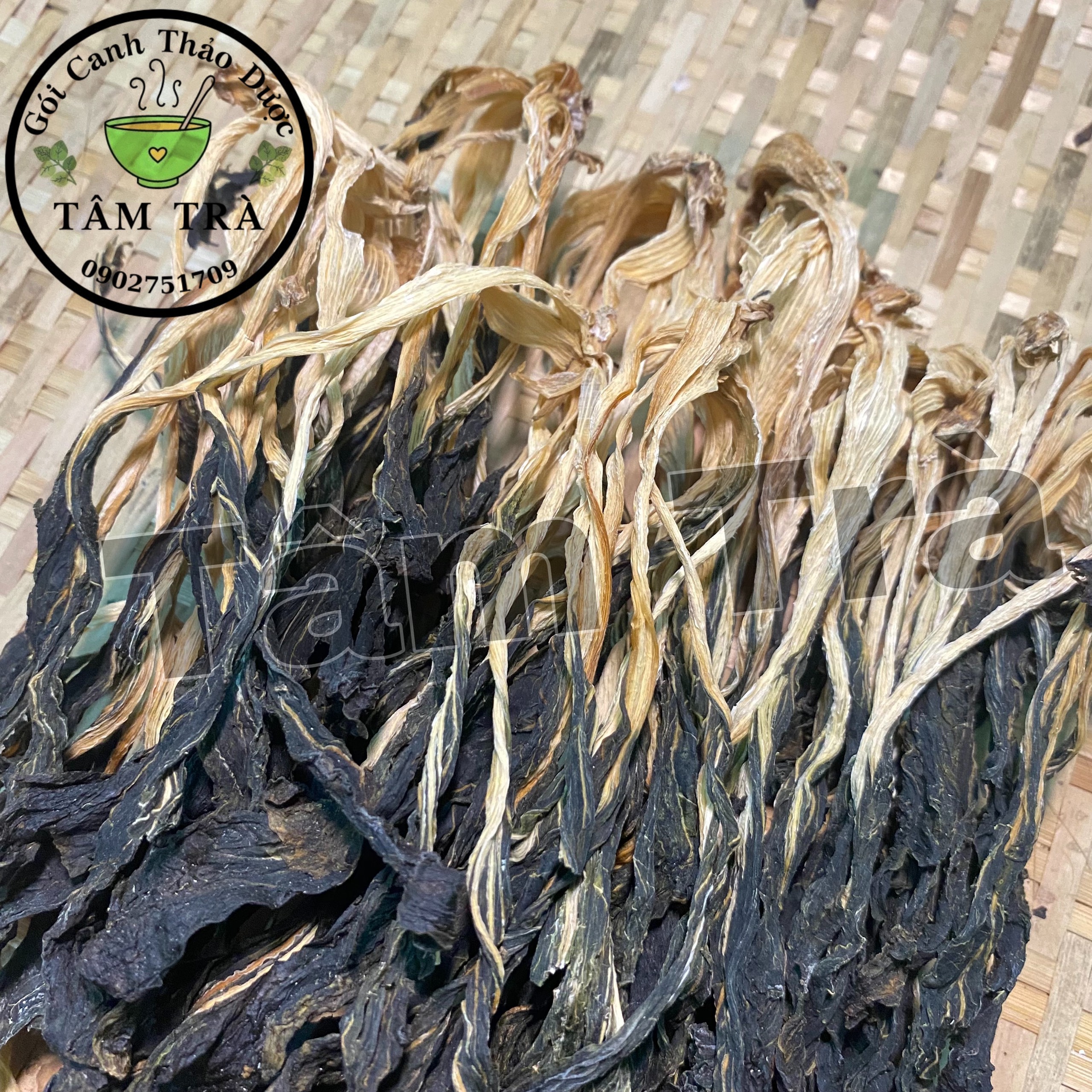 Cải bẹ trắng khô nấu canh-100g