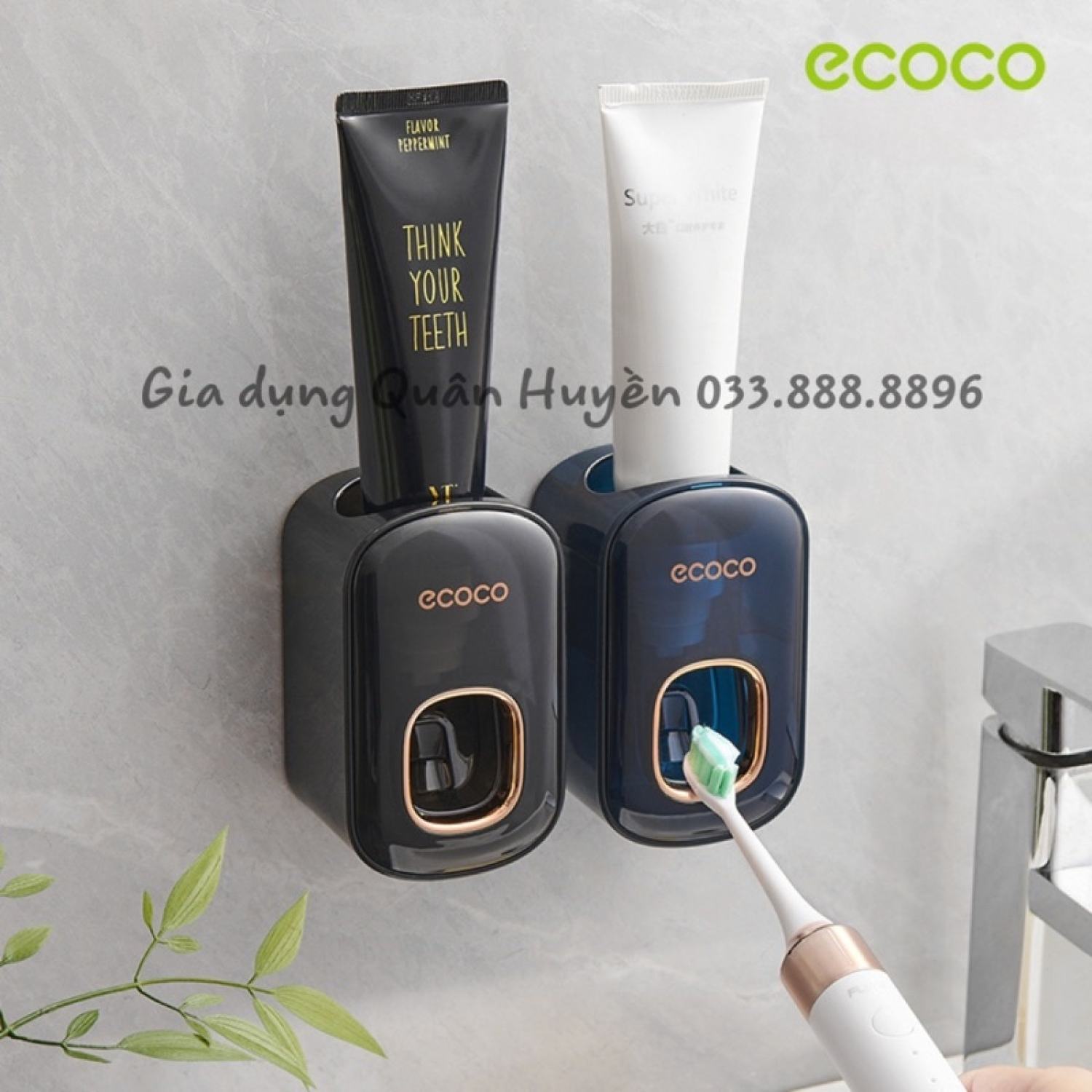 Hộp lấy kem, nhả kem đánh răng ecoco cao cấp mẫu mới 2232