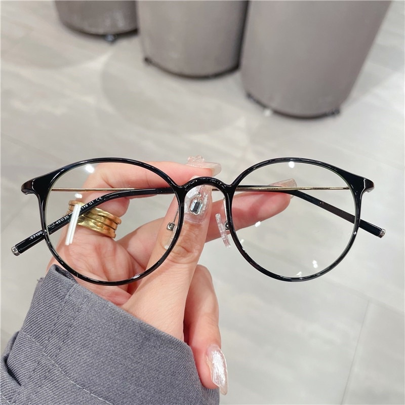 Gọng kính cận tròn mảnh càng tăm dẻo mẫu mới 7190 Jolie eyewear
