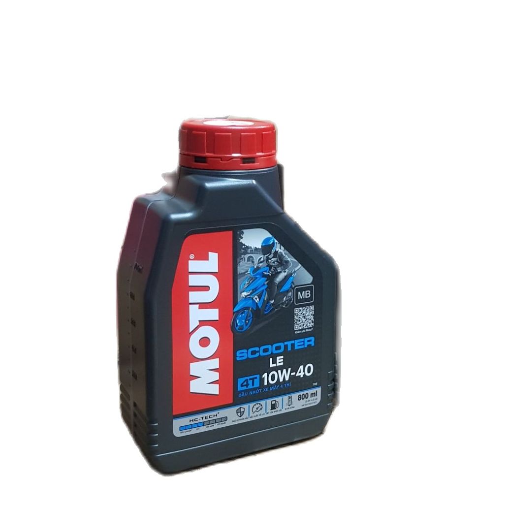 NHỚT XE MÁY TAY GA MOTUL SCOOTER LE 10W40 800ml, nhớt xe ga motul 10W40 chai 800ml êm xe nhẹ máy